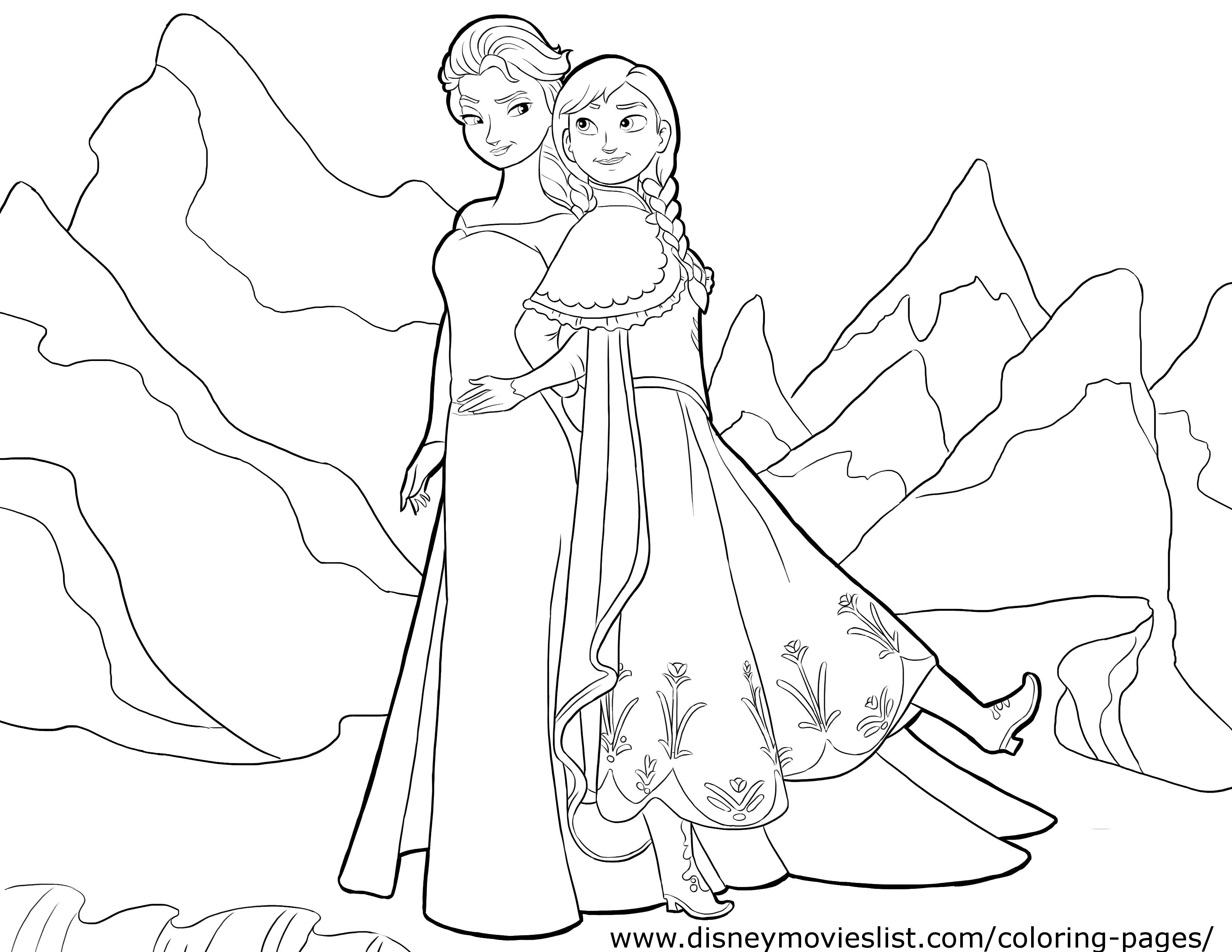 Coloring Pages Elsa
 elsa coloring pages Free