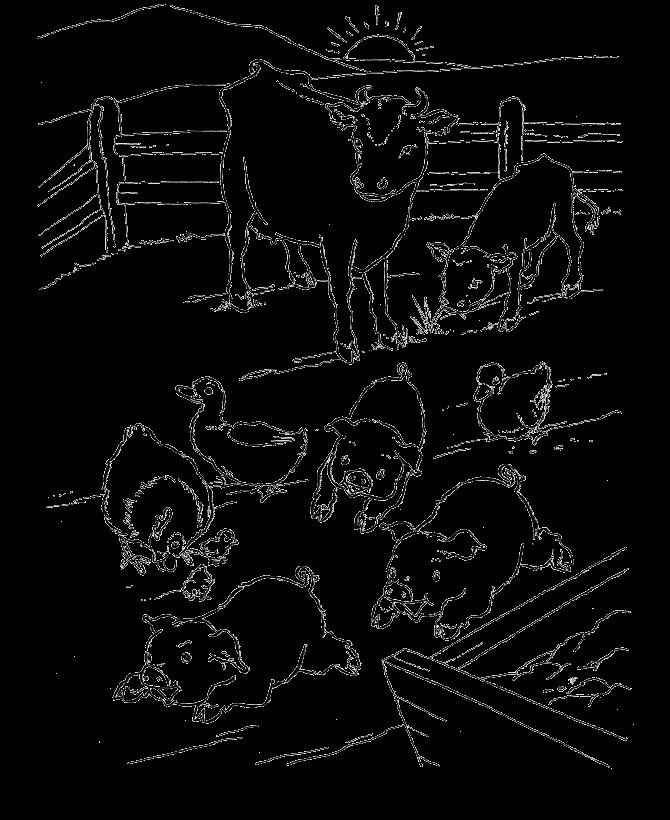 Coloring Pages Farm Animals
 Farm Animal Coloring Pages