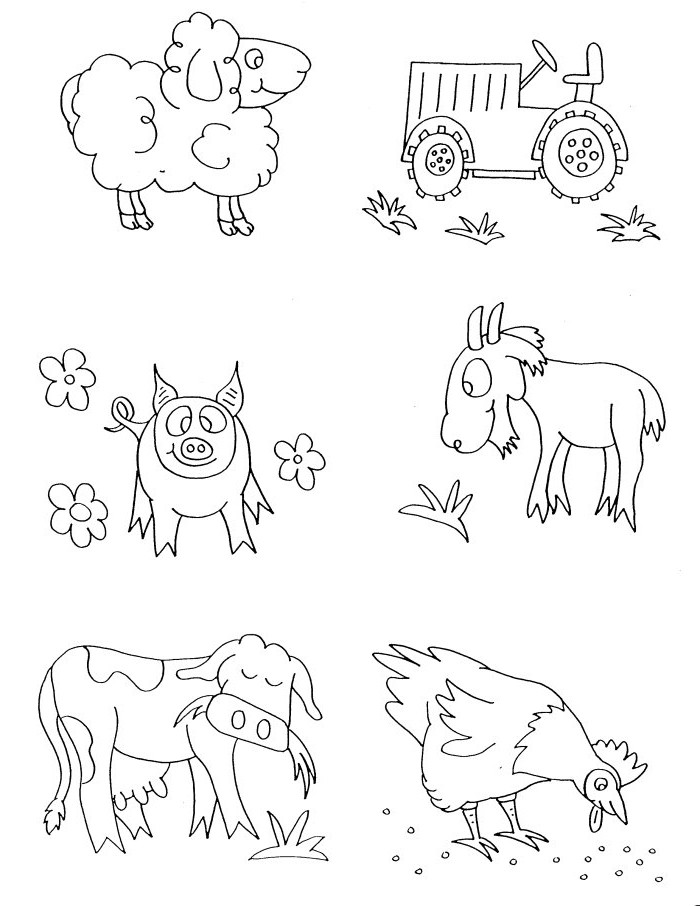 Coloring Pages Farm Animals
 Goat