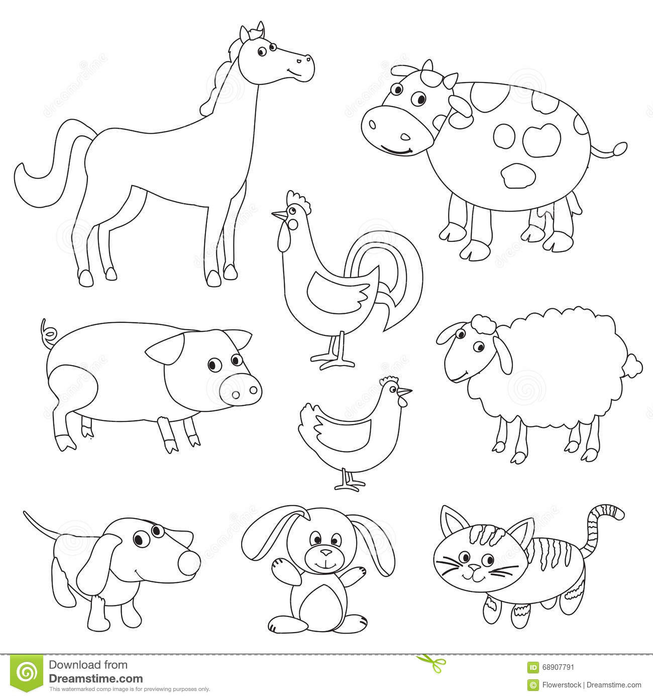 Coloring Pages Farm Animals
 Farm Animals coloring Download Farm Animals coloring