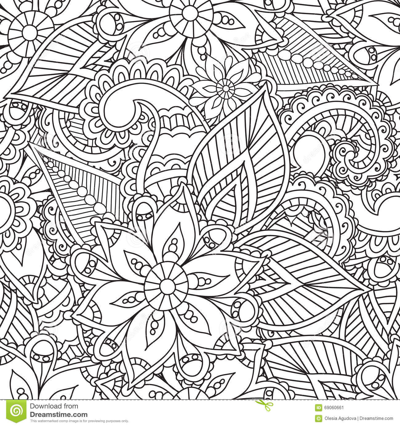 Coloring Pages For Adults Abstract Flowers
 Abstract Coloring Pages For Adults – Color Bros