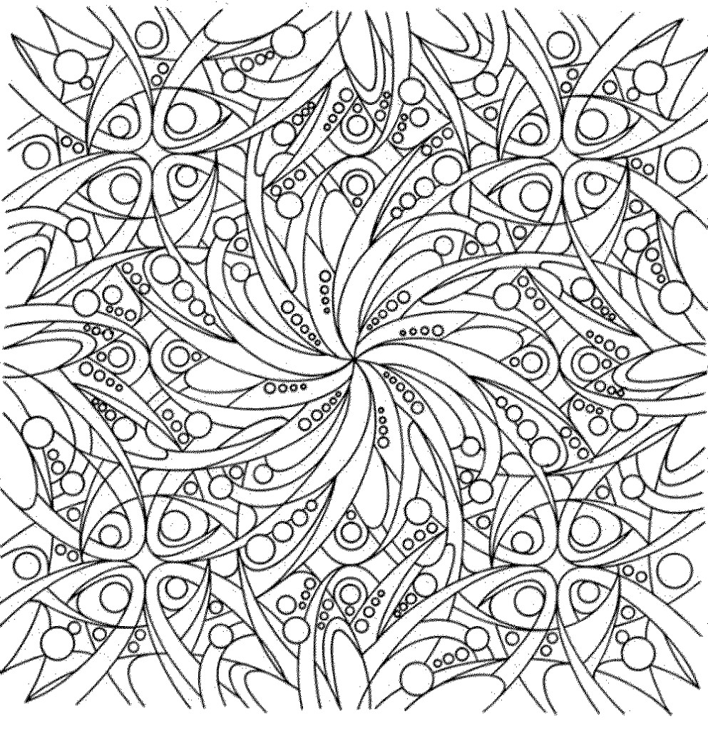Coloring Pages For Adults Abstract Flowers
 Coloring Pages Detailed Coloring Pages For Adults