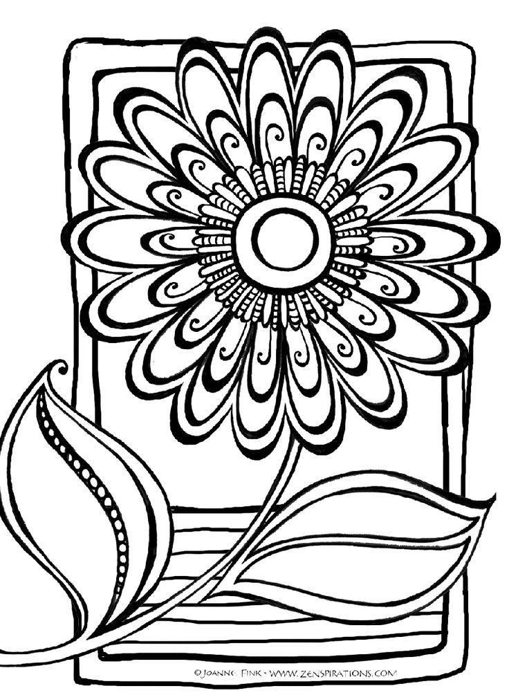 Coloring Pages For Adults Abstract Flowers
 Abstract Coloring Pages Free Coloring Home