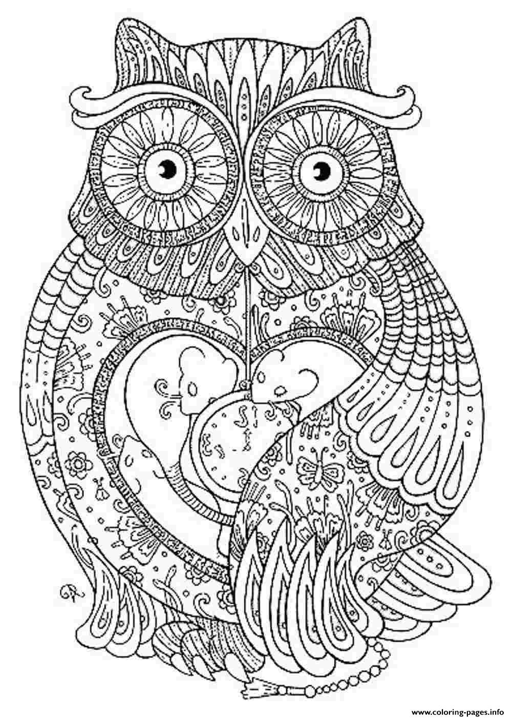 Coloring Pages For Adults Animals
 Animal Coloring Pages For Adults Coloring Pages Printable