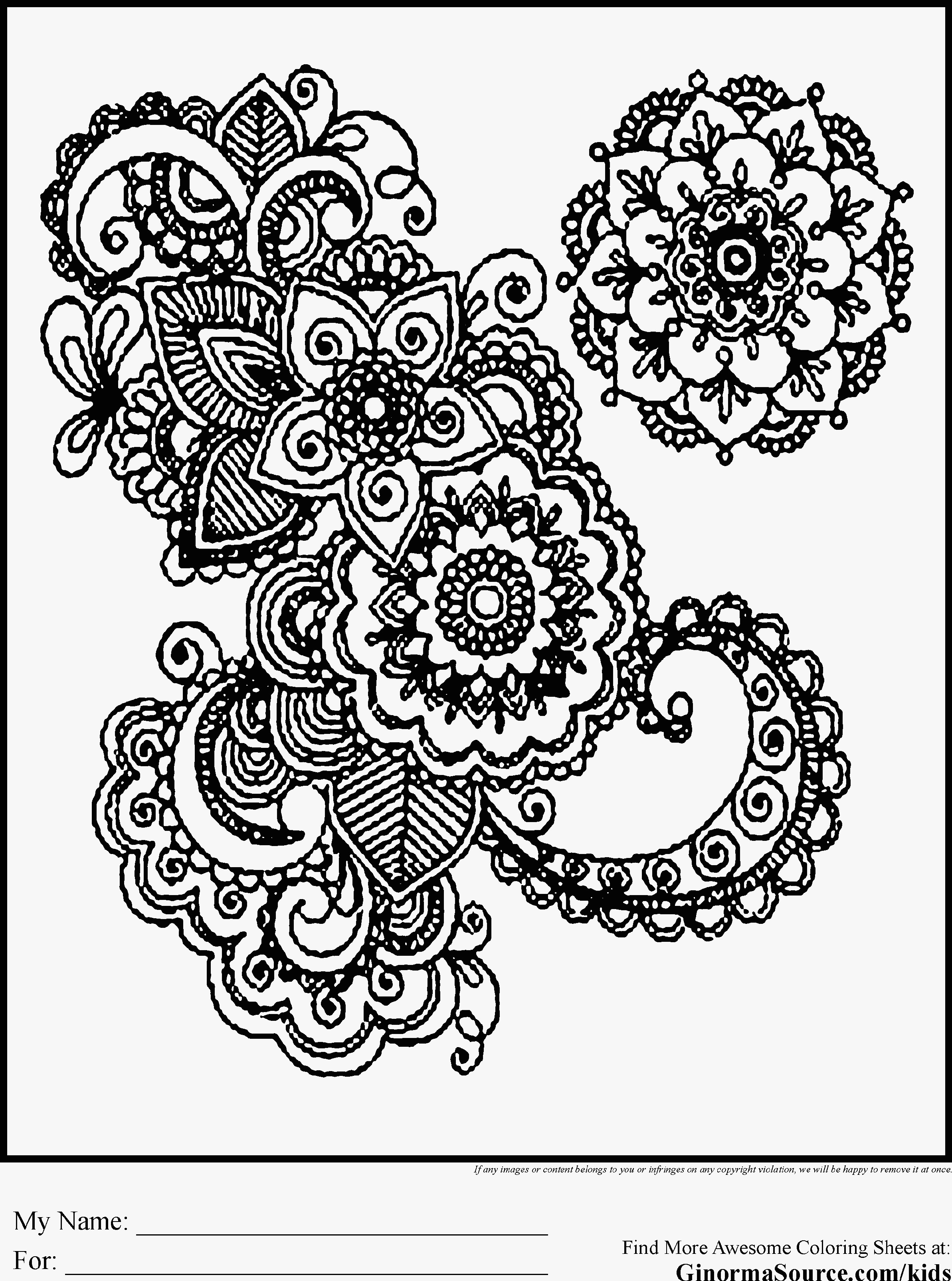 Coloring Pages For Adults Free
 Coloring Pages Printable Abstract Coloring Pages For