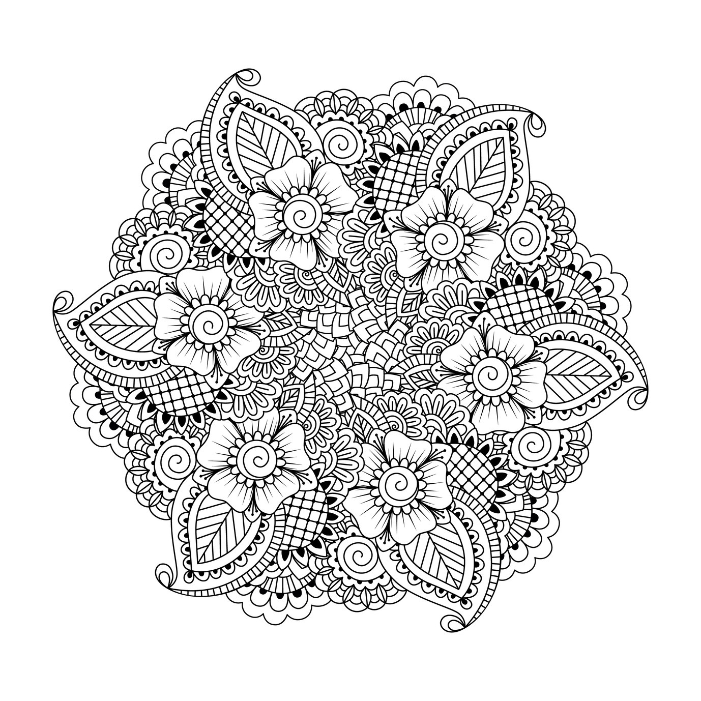 Coloring Pages For Adults Mandala
 63 Adult Coloring Pages To Nourish Your Mental Visual