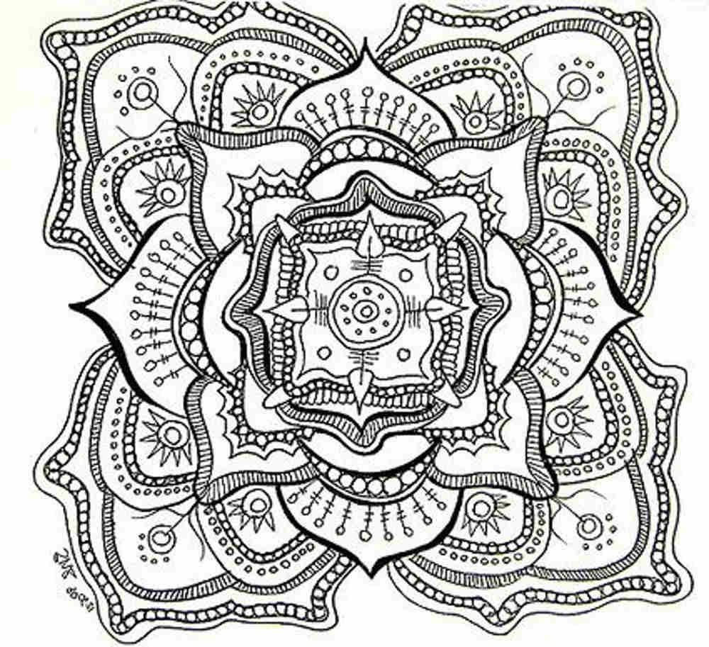 Coloring Pages For Adults Mandala
 Free Mandala Coloring Pages For Adults Coloring Home