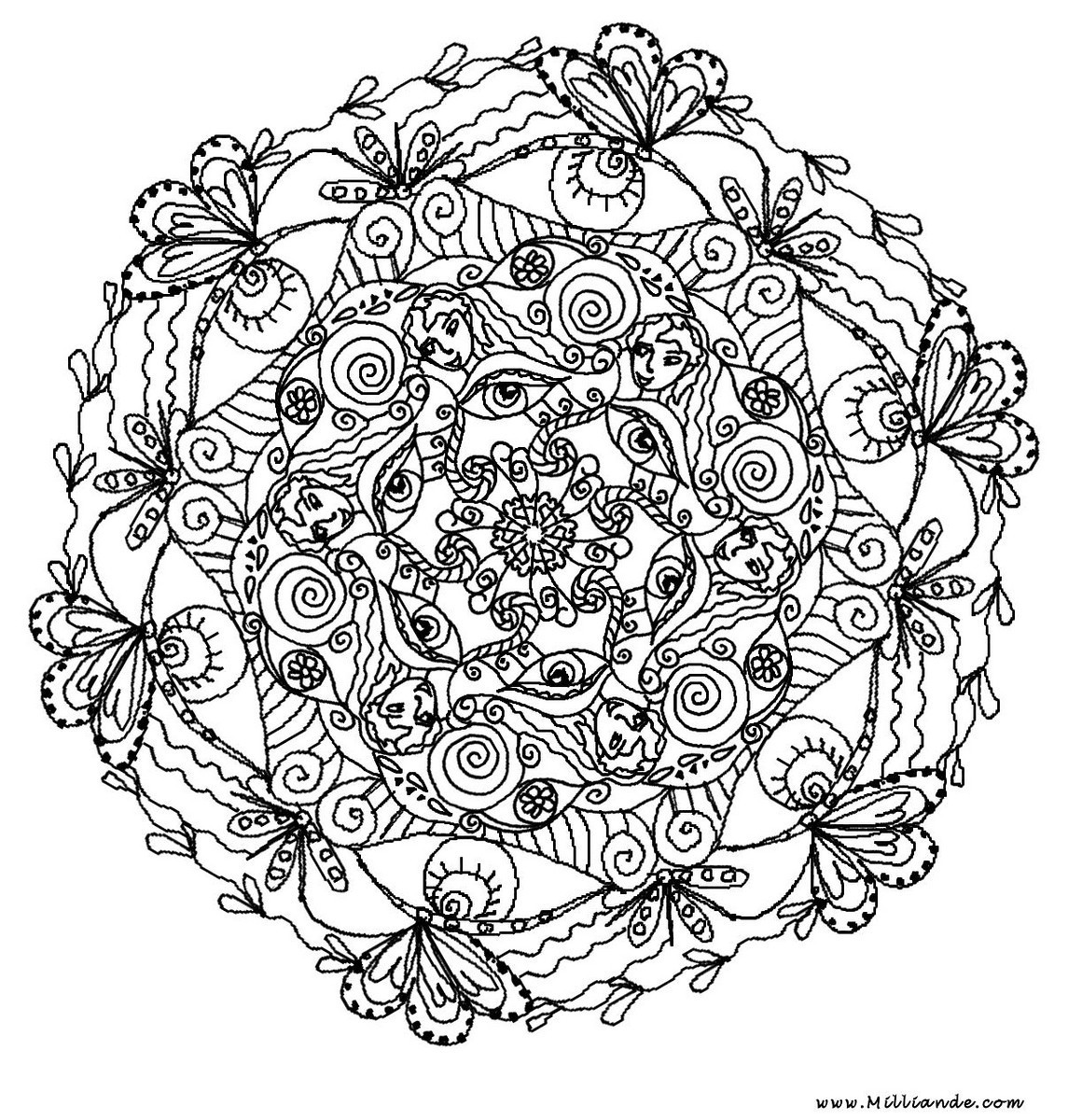 Coloring Pages For Adults Mandala
 Mindful Mandalas – juste etre just be