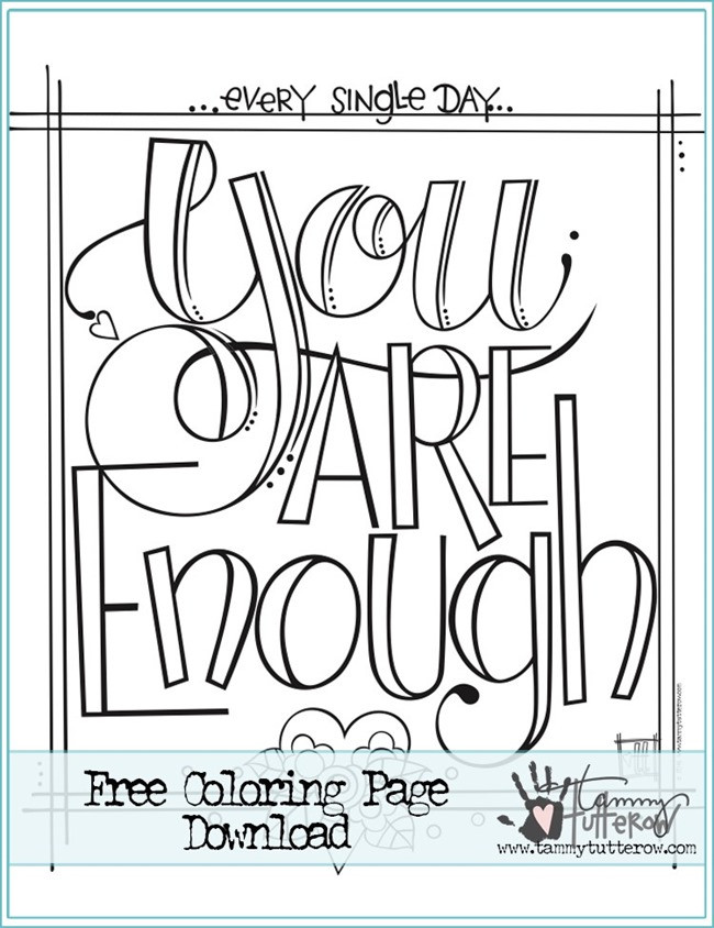 Coloring Pages For Adults Quotes
 12 Inspiring Quote Coloring Pages for Adults–Free