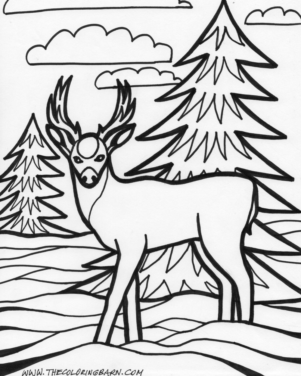 Best ideas about Coloring Pages For Boys Animals
. Save or Pin Animal Deer Coloring Pages Now.