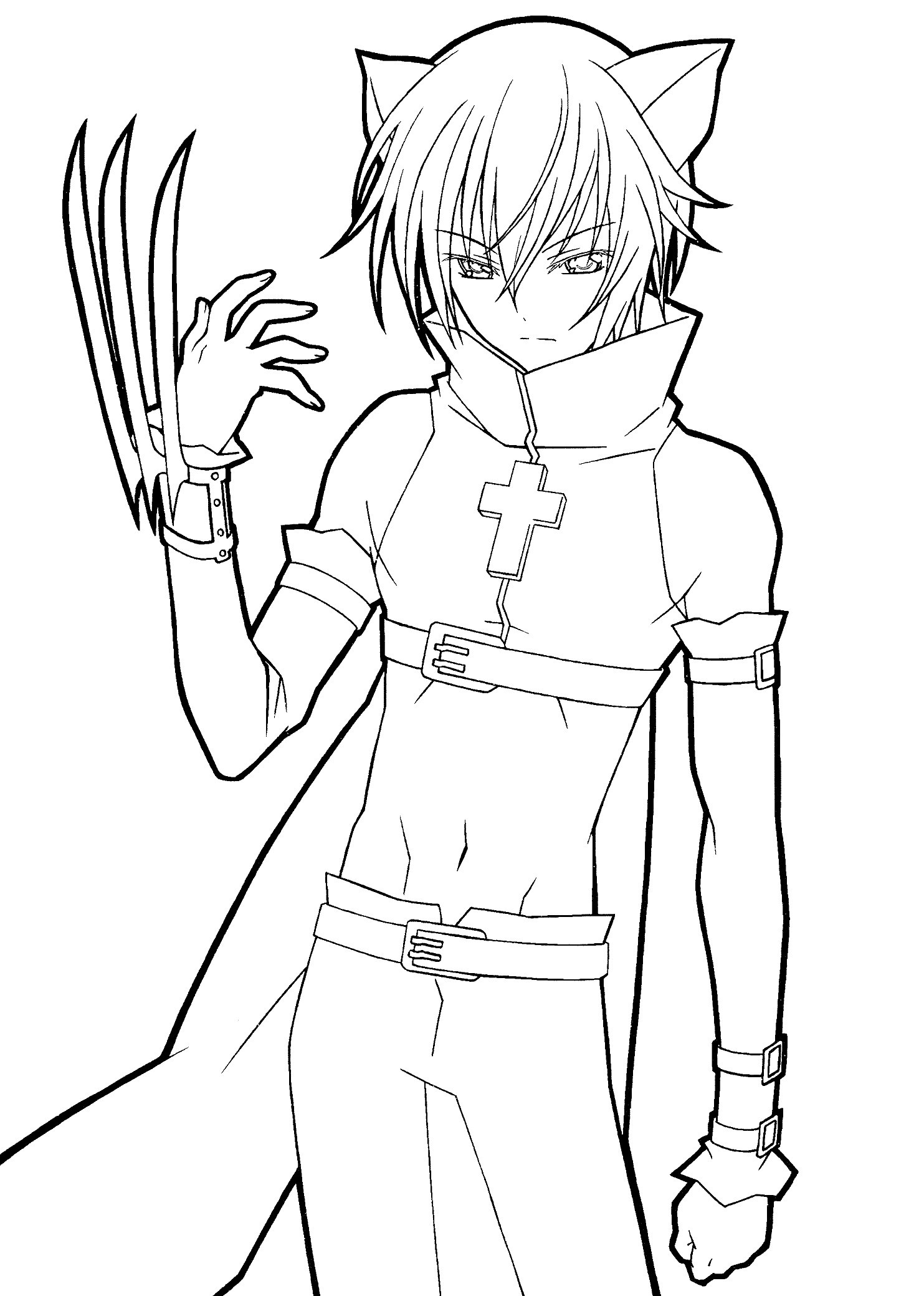 Best ideas about Coloring Pages For Boys Anime
. Save or Pin Anime Guy Coloring Pages Printable Now.