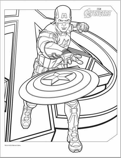 Best ideas about Coloring Pages For Boys Avengers Captin America
. Save or Pin Color Up Avengers 2012 Coloring Pages Now.
