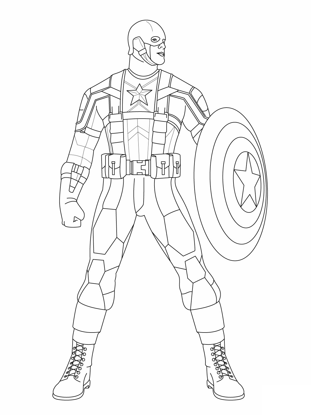 Best ideas about Coloring Pages For Boys Avengers Captin America
. Save or Pin Free Printable Captain America Coloring Pages For Kids Now.