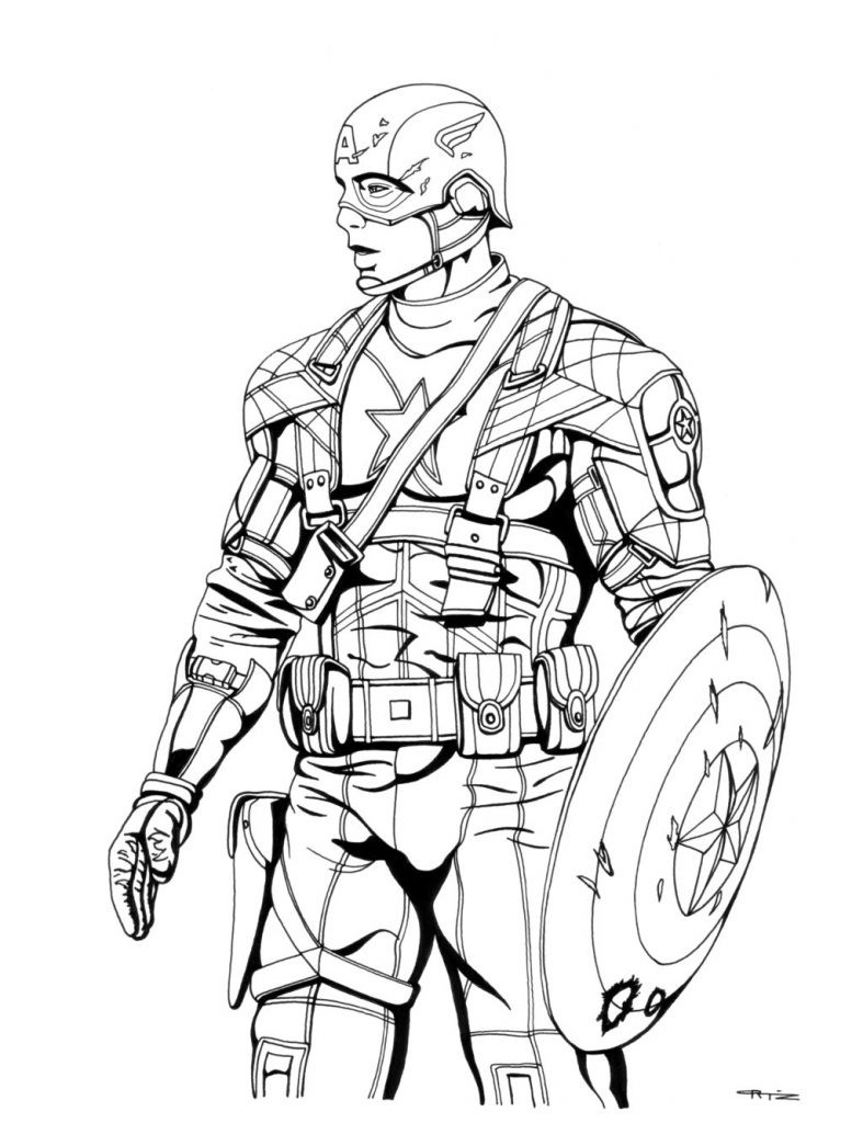 Best ideas about Coloring Pages For Boys Avengers Captin America
. Save or Pin Capitão América para Colorir e Imprimir Muito Fácil Now.