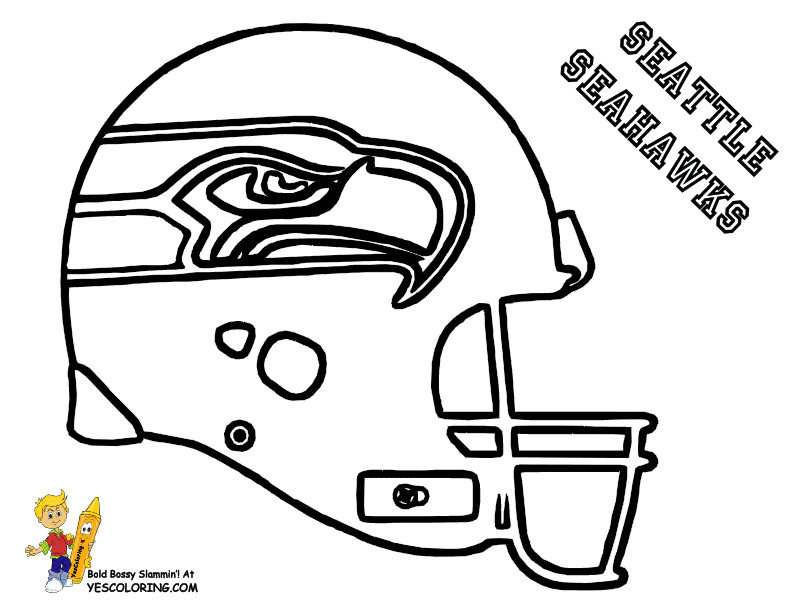 Coloring Pages For Boys Bears Football
 Cool Football Helmet Logos