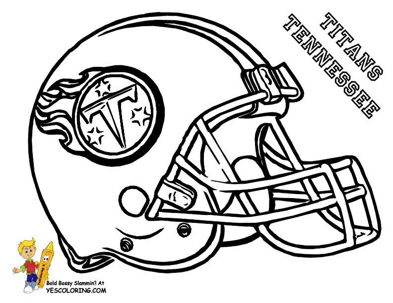 Coloring Pages For Boys Bears Football
 Big Stomp Pro Football Helmet Coloring