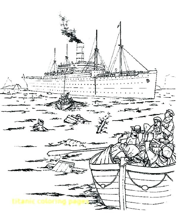 Coloring Pages For Boys Big Boys Titanic
 coloring Titanic Coloring Page For Kids