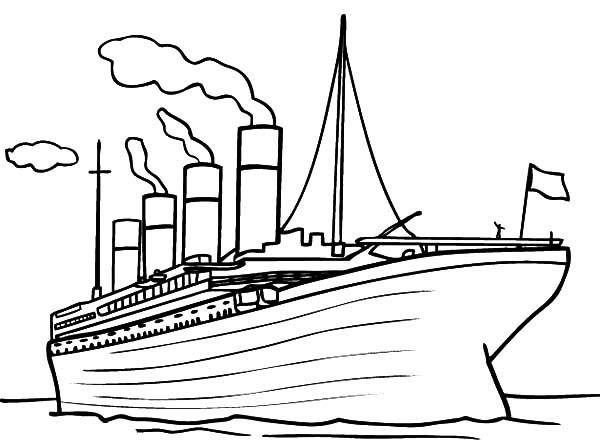 Coloring Pages For Boys Big Boys Titanic
 Gallery For Titanic Ship Coloring Pages