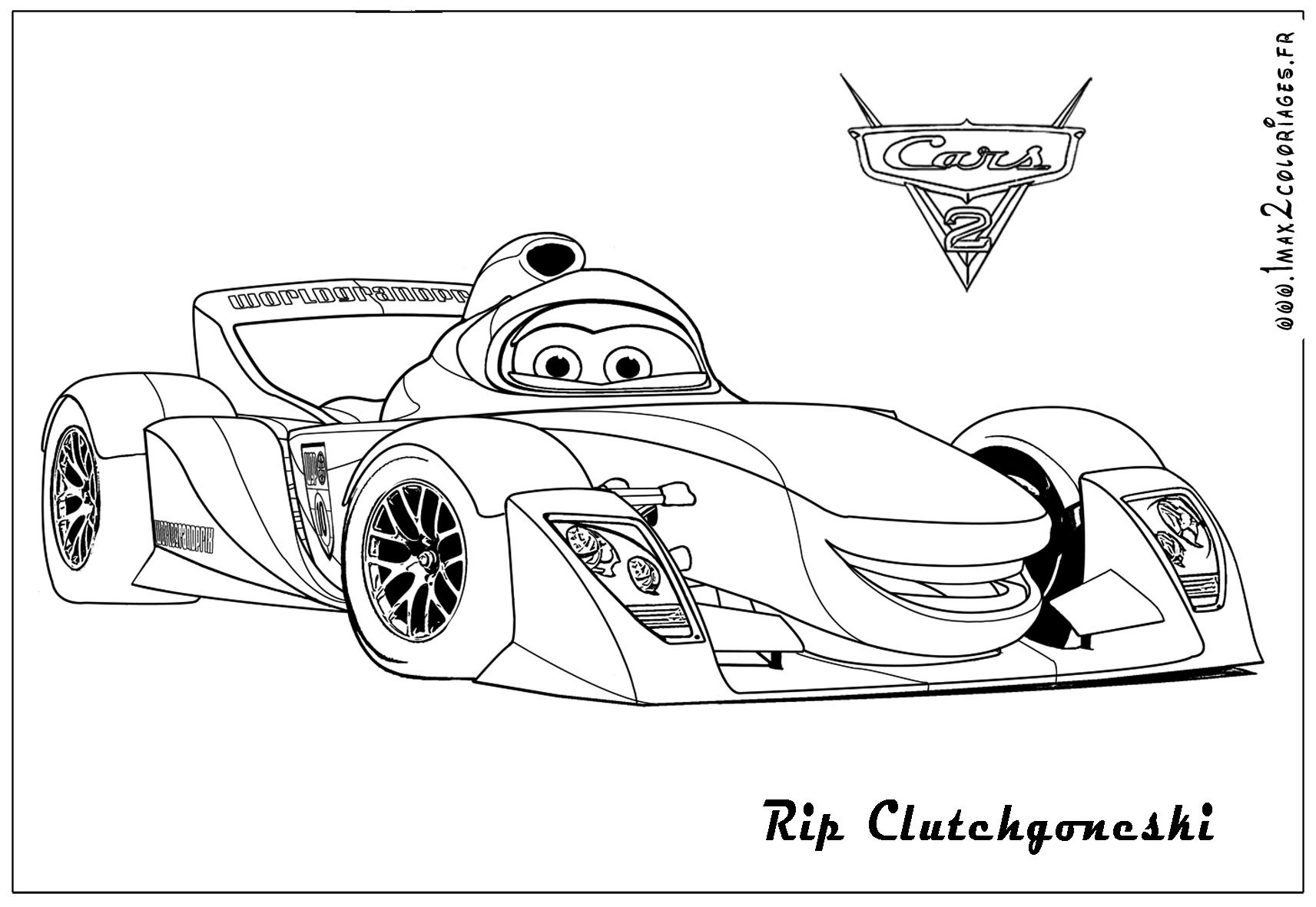 Coloring Pages For Boys Car
 Cars 2 Coloring Pages For Boys – Color Bros