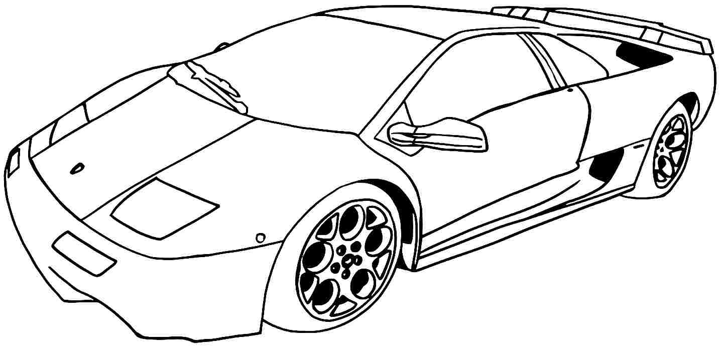 Coloring Pages For Boys Car
 Printable Car Coloring Pages For Boys