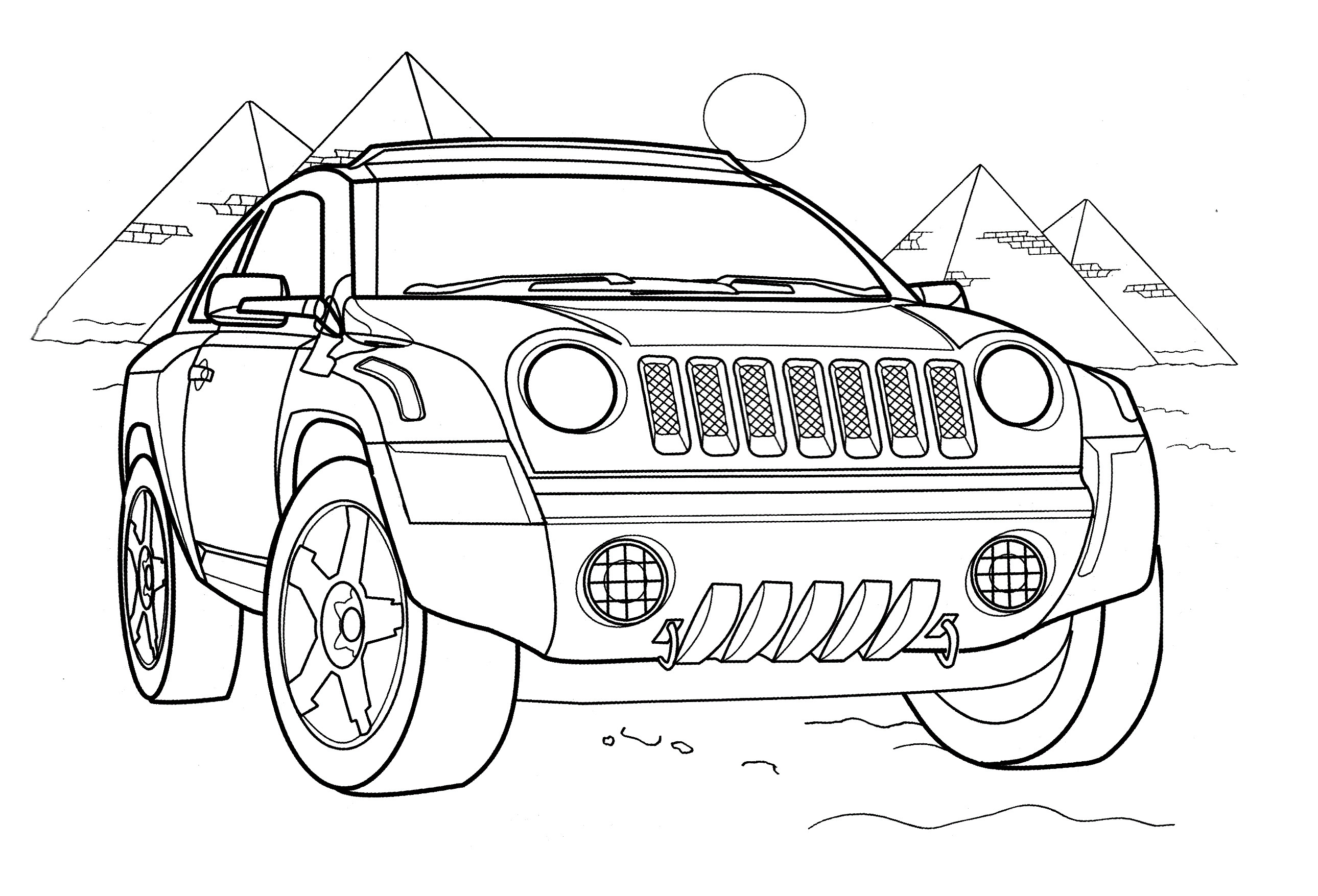 Coloring Pages For Boys Cars Truck
 Car Coloring Pages