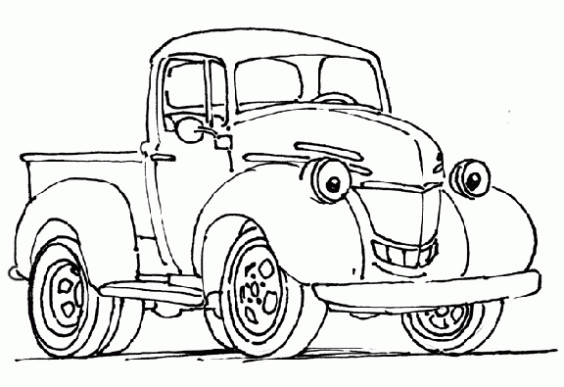 Coloring Pages For Boys Cars Truck
 Furgoneta