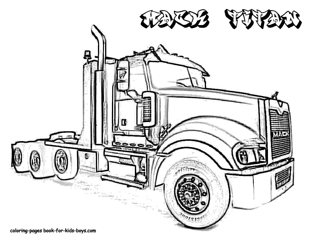 Coloring Pages For Boys Cars Truck
 Truck Coloring Pages To Print 12 Image Colorings