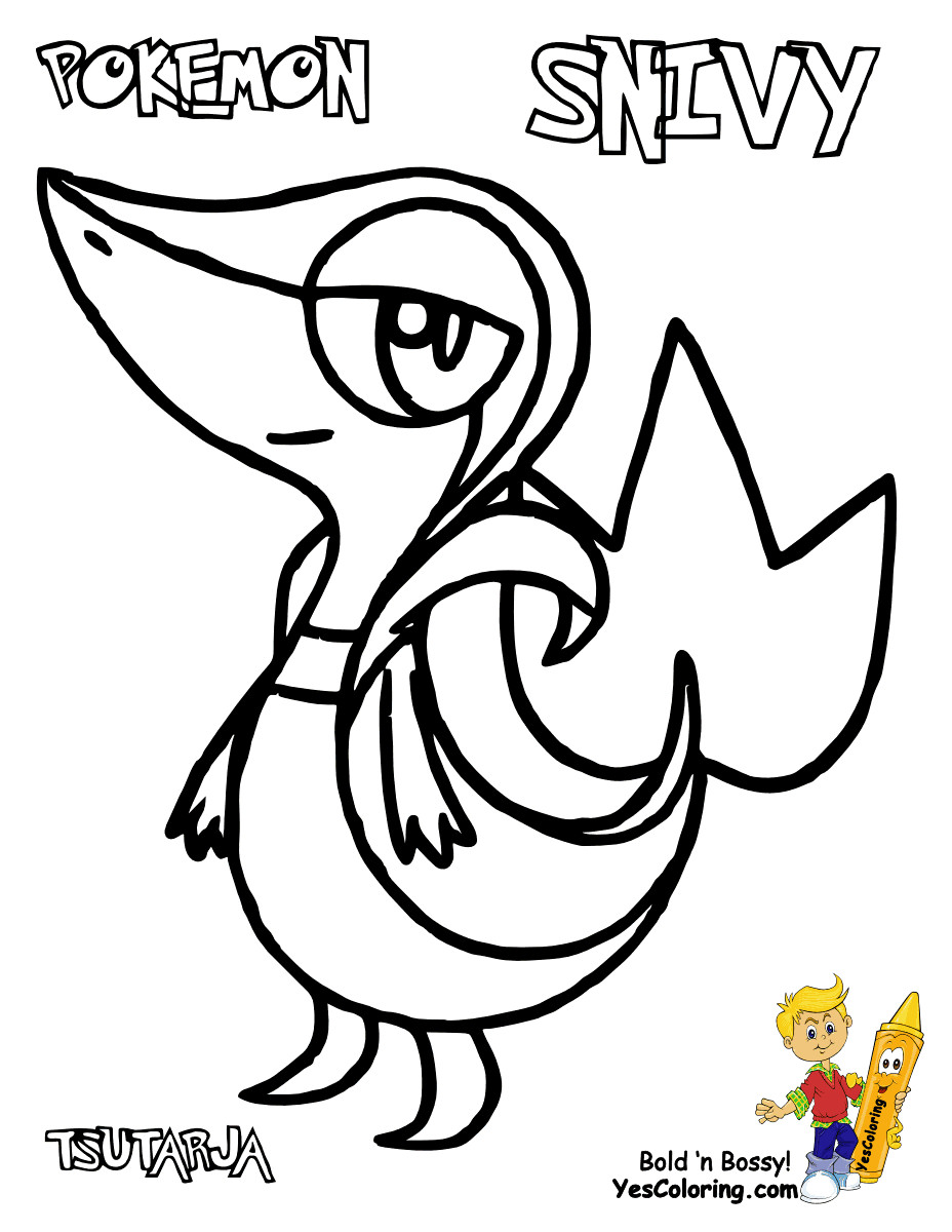 Coloring Pages For Boys Cut Pokemon
 Beginners Starter Pokemon