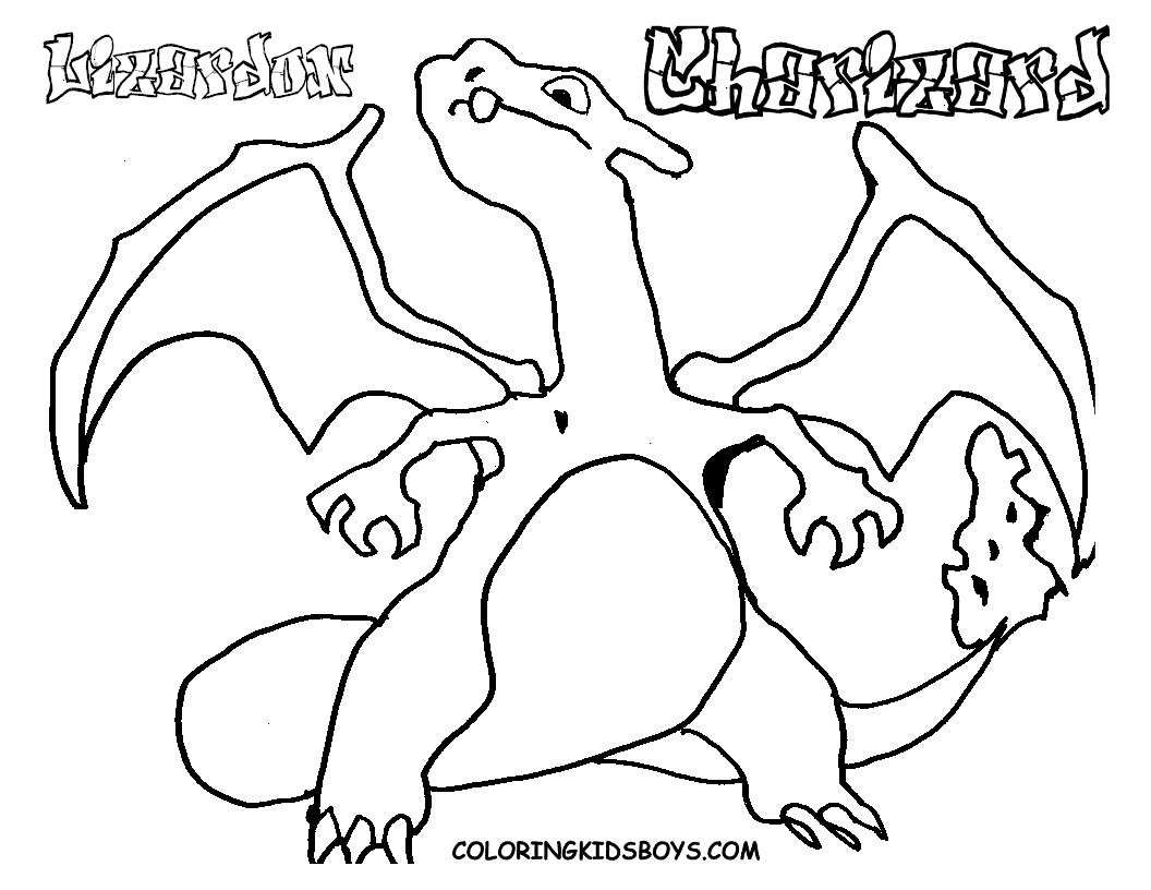 Coloring Pages For Boys Cut Pokemon
 Pokemon Coloring Pages