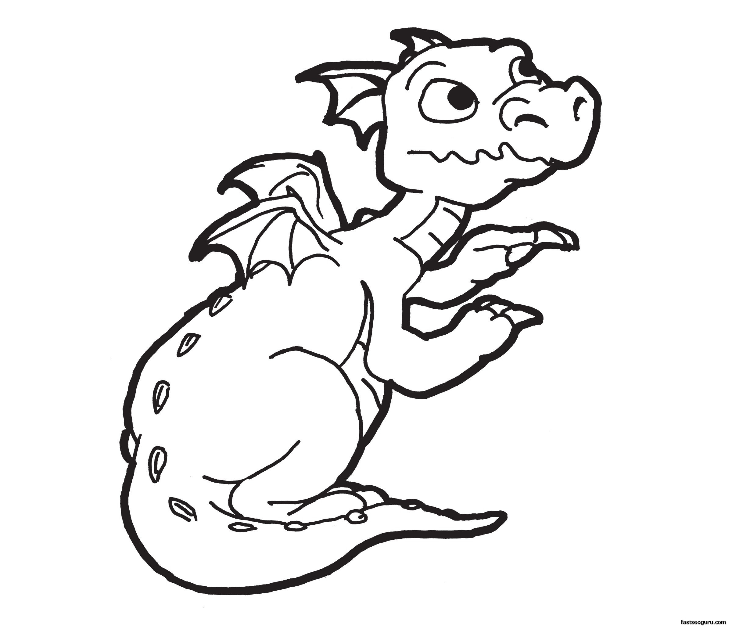 Best ideas about Coloring Pages For Boys Dragons
. Save or Pin Printable The Dragon coloring pages for boy Printable Now.
