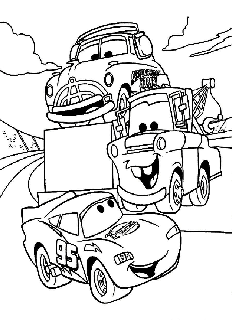 Coloring Pages For Boys Fighting Cars
 disney cars coloring pages Free