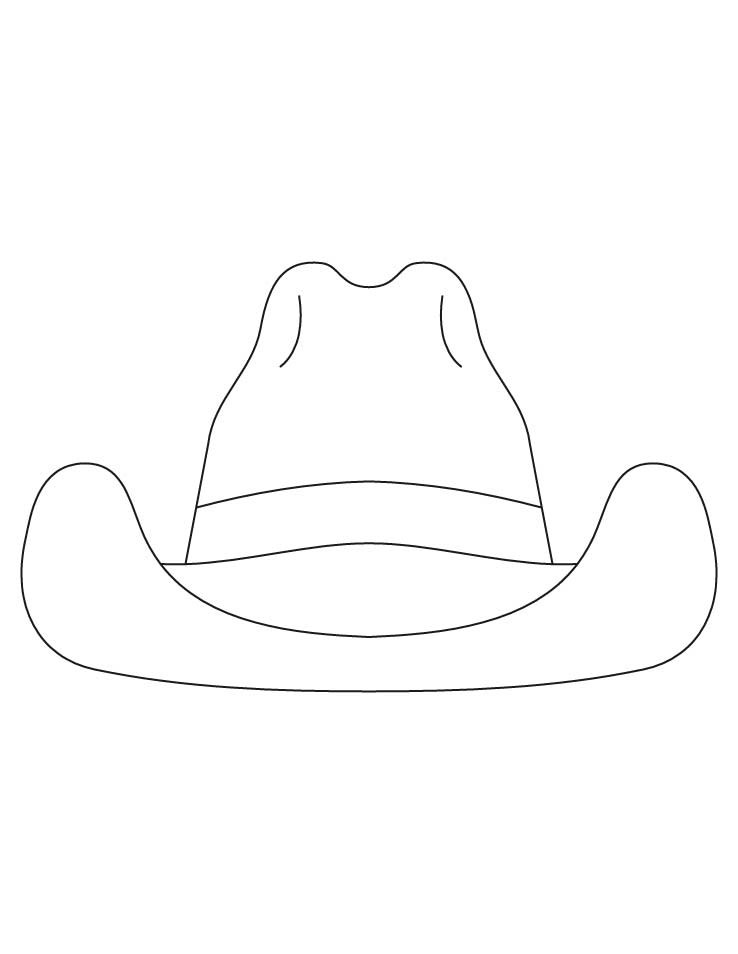 Coloring Pages For Boys Harts
 Cowboy Hat Coloring Pages