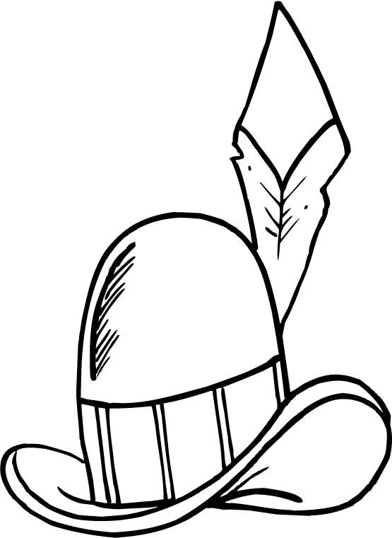 Coloring Pages For Boys Harts
 worksheet of stylish cowboy hat for kids