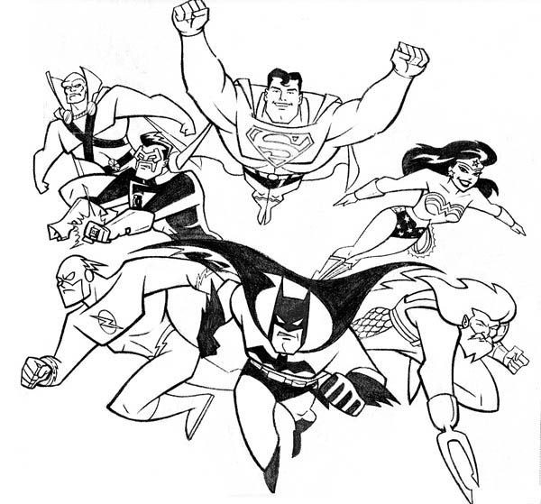 Coloring Pages For Boys Justice League
 31 best images about coloring pages on Pinterest