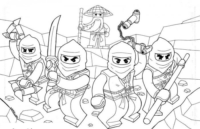 Coloring Pages For Boys Lego Ninjago
 LEGO coloring pages with characters Chima Ninjago City