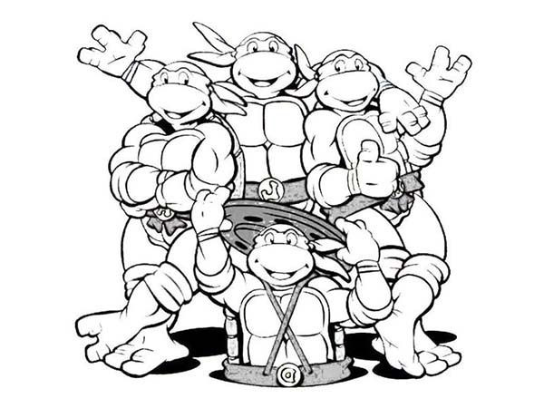 Coloring Pages For Boys Ninja Turltes
 teenage mutant ninja turtles coloring pages Enjoy