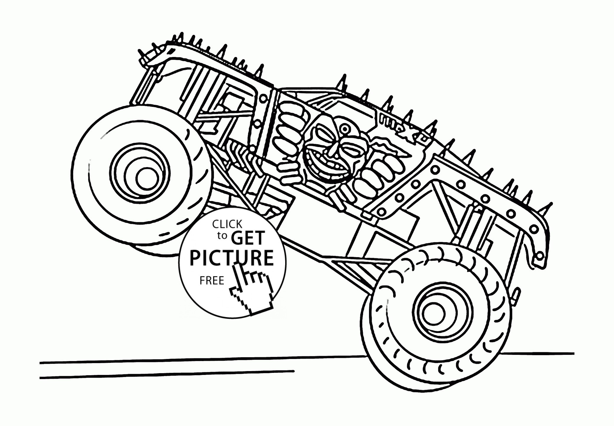 Coloring Pages For Boys Of Monster Jam
 Blaze Coloring Pages Free Printable Print Blue Thunder