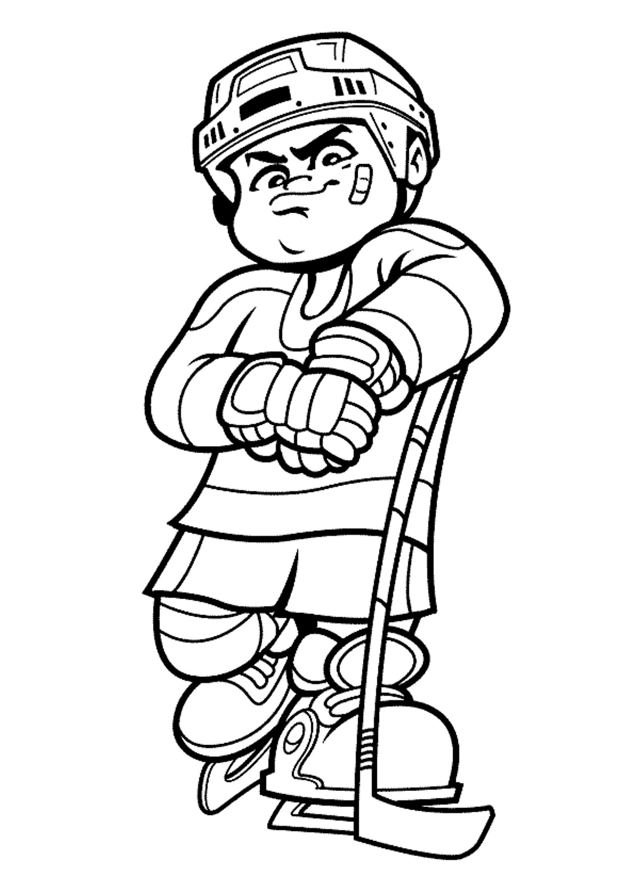Coloring Pages For Boys Over 10
 Printable hockey coloring pages for kids ColoringStar