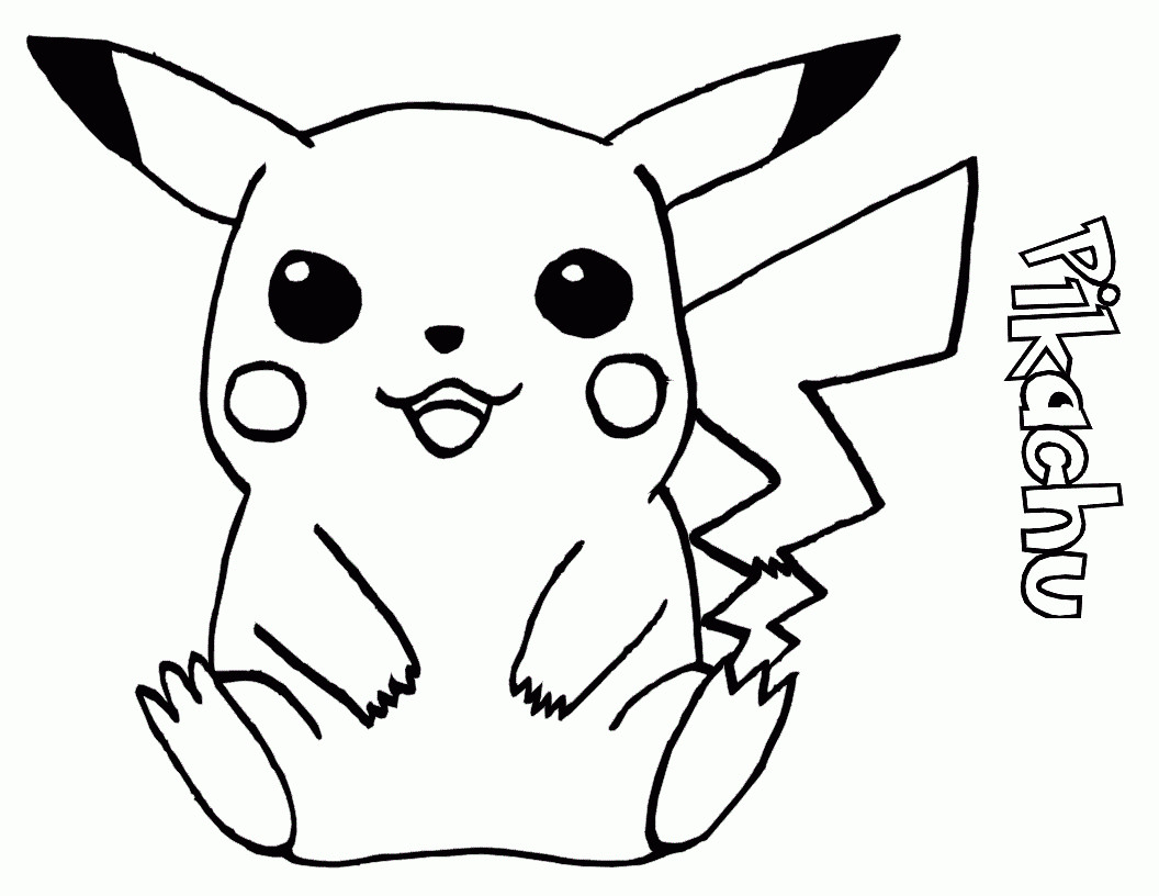 Coloring Pages For Boys Pikachu
 Dibujos de Pikachu para colorear e imprimir gratis