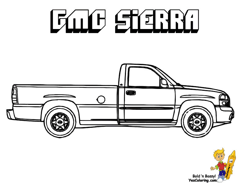 Best ideas about Coloring Pages For Boys Trucks
. Save or Pin American Pickup Truck Coloring Sheet Free Trucks Now.