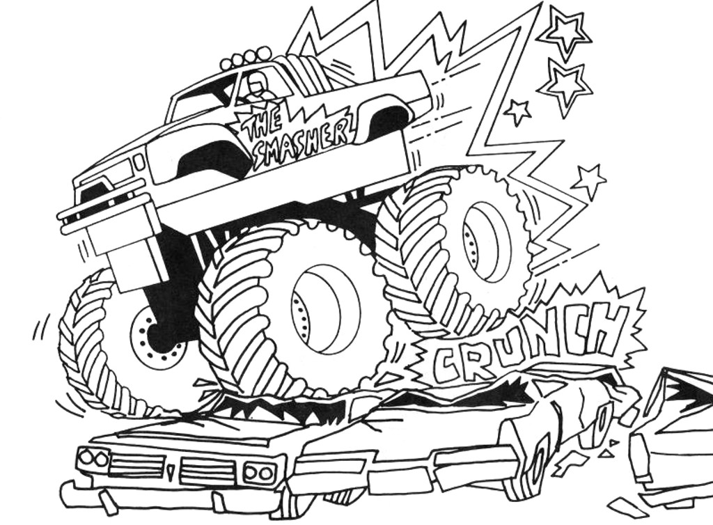 Best ideas about Coloring Pages For Boys Trucks
. Save or Pin Free Printable Monster Truck Coloring Pages For Kids Now.