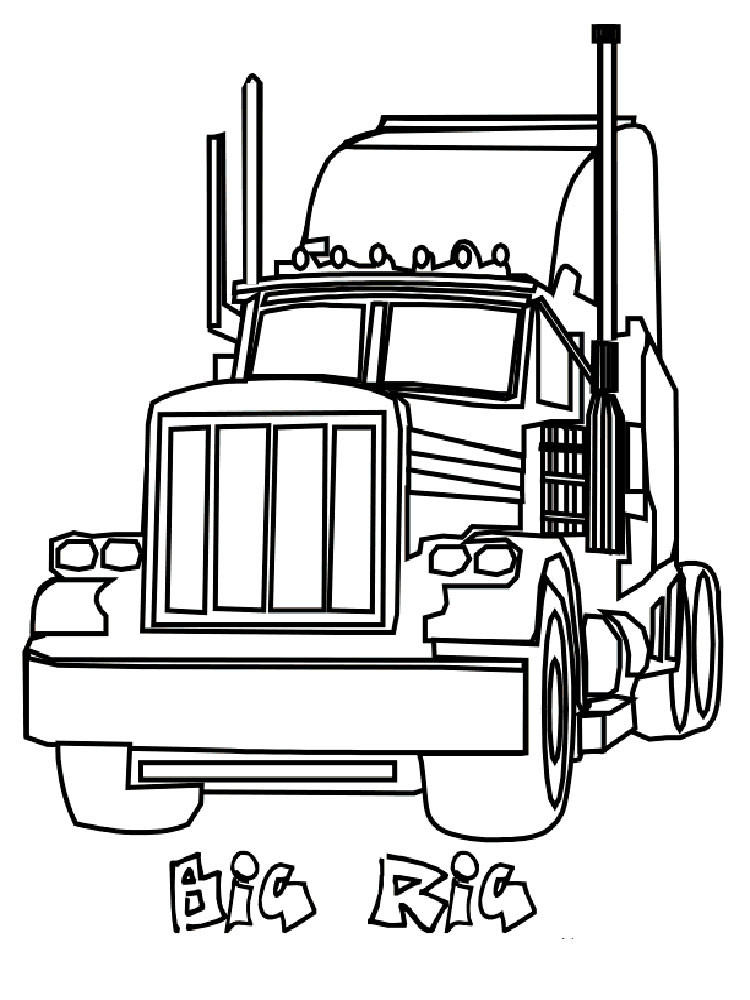 Best ideas about Coloring Pages For Boys Trucks
. Save or Pin Semi Truck coloring pages Free Printable Semi Truck Now.