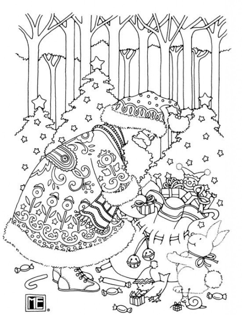 Coloring Pages For Christmas
 Christmas Coloring Pages for Adults Best Coloring Pages