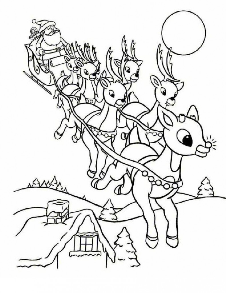 Coloring Pages For Christmas
 Free Printable Santa Claus Coloring Pages For Kids
