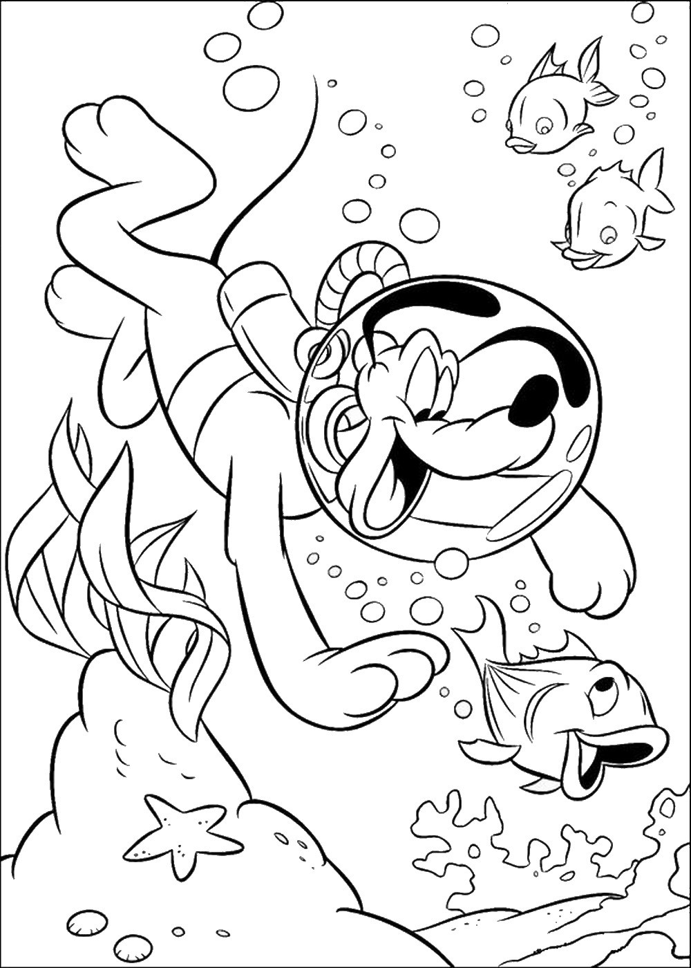 Coloring Pages For
 Pluto Coloring Pages