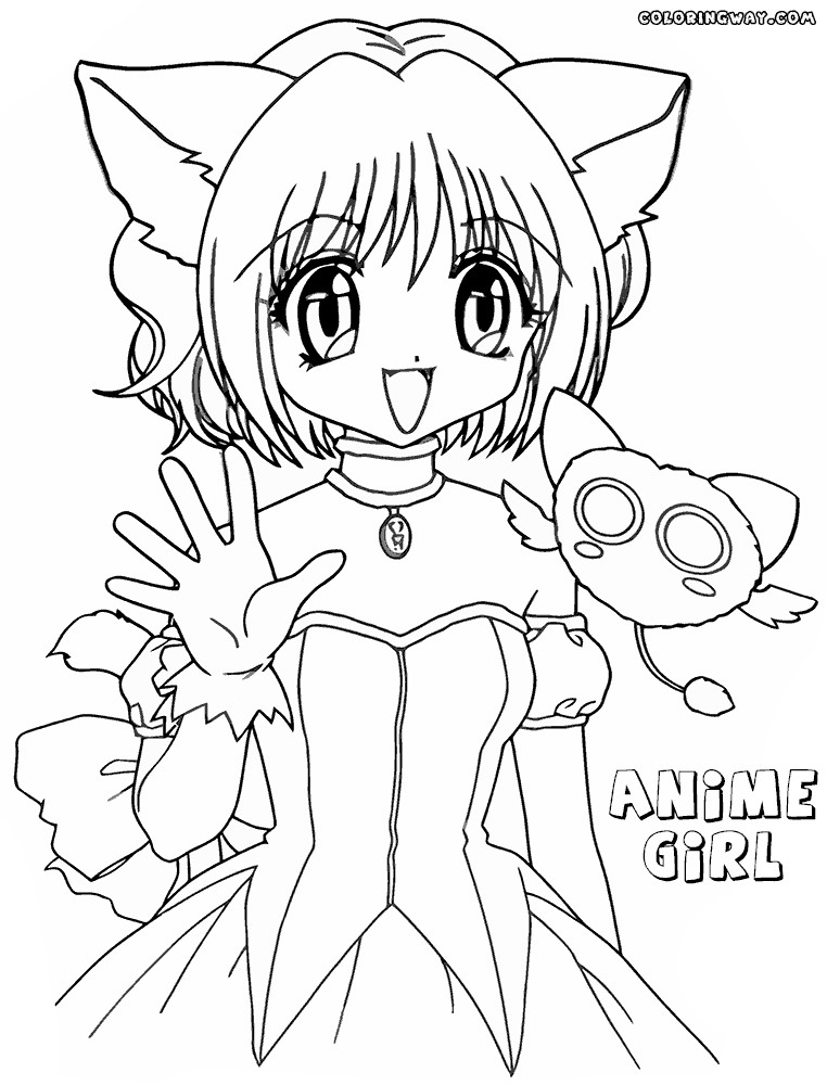 Coloring Pages For Girls 11 And Up Anime Griffens
 Anime girl coloring pages