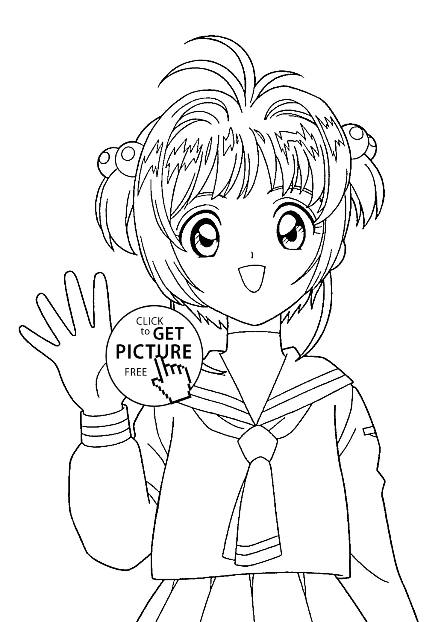 Coloring Pages For Girls 11 And Up Anime Griffens
 anime girl coloring pages for kids free
