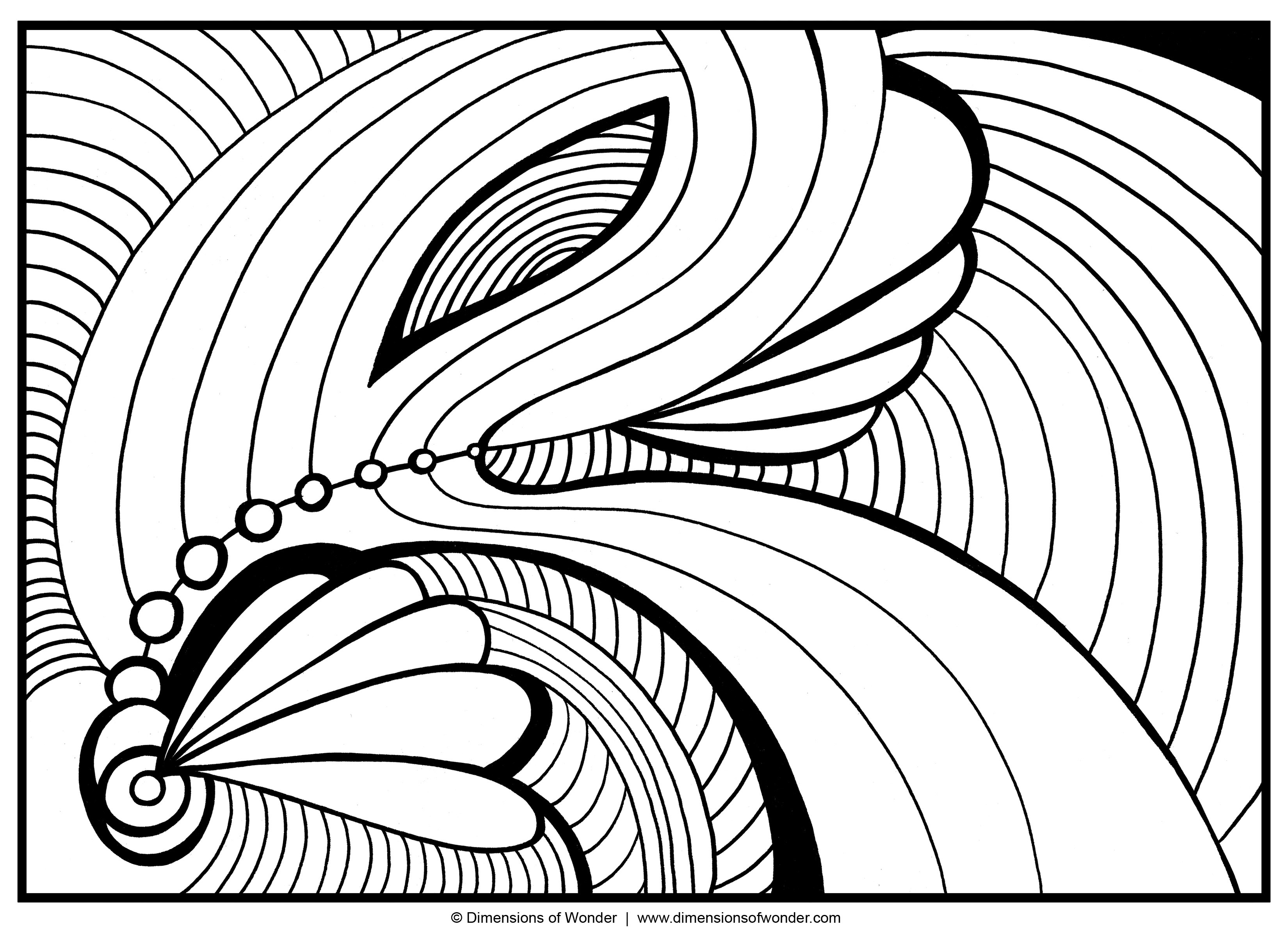 Coloring Pages For Girls Abstract Art
 Abstract Coloring Pages Dr Odd