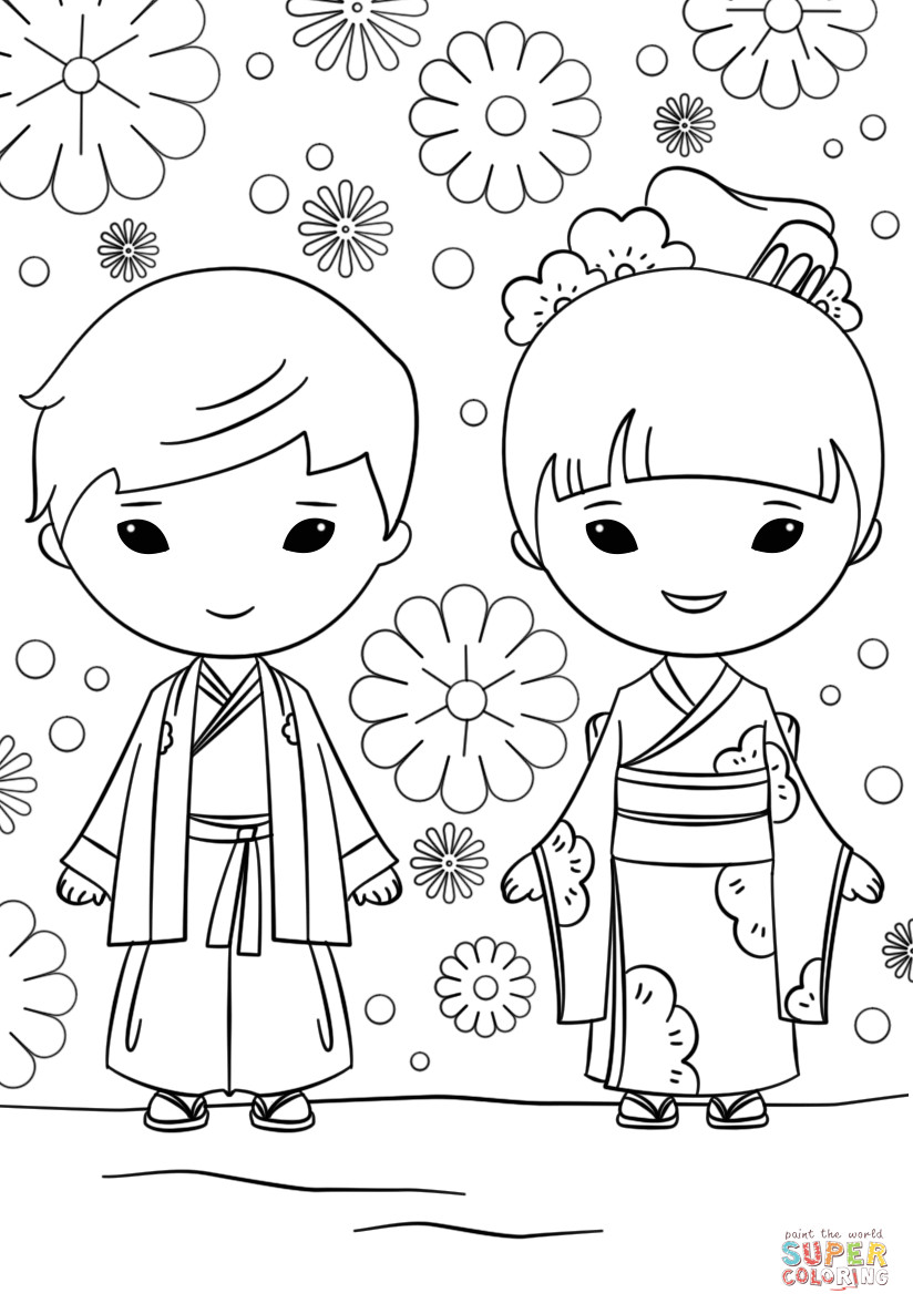 Coloring Pages For Girls And Boys To Print
 Boy And Girl Coloring Pages