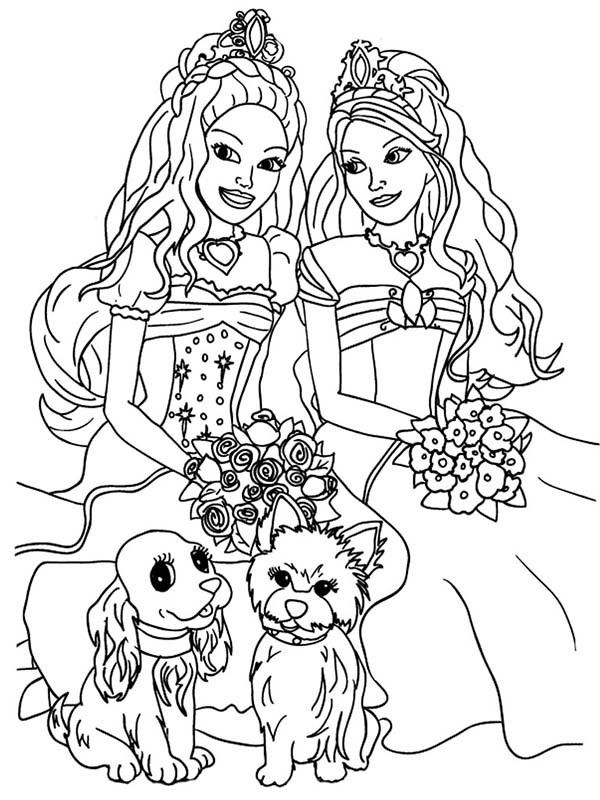 Coloring Pages For Girls Barbie
 Barbie Coloring Pages